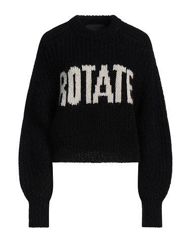 ROTATE BIRGER CHRISTENSEN Jumper Black 60% Wool, 20% Alpaca wool, 20% Polyamide