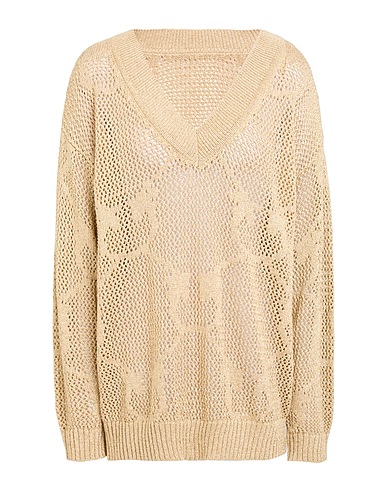 PINKO Pullover Gold 80% Viskose, 20% Metallfaser