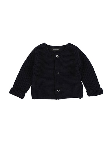 MONNALISA Cardigan Midnight blue 55% Wool, 45% Cotton