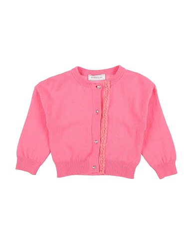 MONNALISA Cardigan Rosa 100% Lana