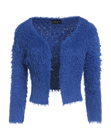 ROBERTO COLLINA Strickjacke Blau 58% Baumwolle, 42% Nylon