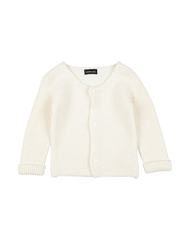 MONNALISA Cardigan Avorio 55% Lana, 45% Cotone