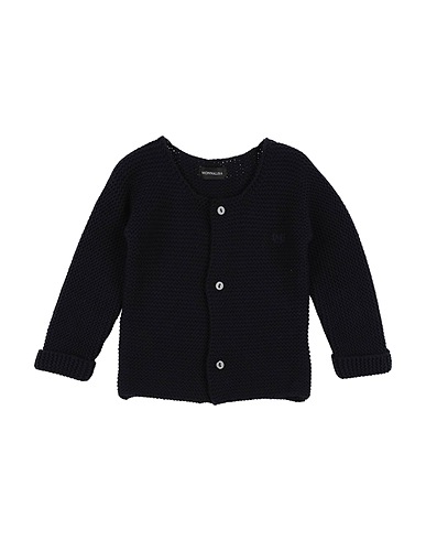 MONNALISA Cardigan Blu notte 55% Lana, 45% Cotone