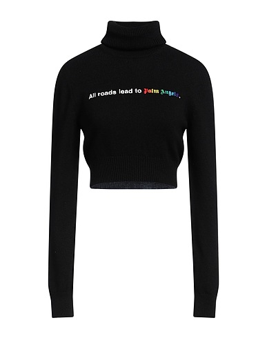 PALM ANGELS Turtleneck 40% Merino Wool, 30% Viscose, 20% Polyamide, 10% Cashmere, Polyester