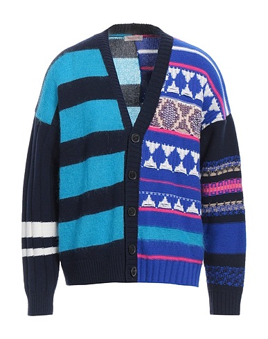VALENTINO GARAVANI Cardigan Blue 53% Wool, 33% Mohair wool, 14% Polyamide, Cashmere