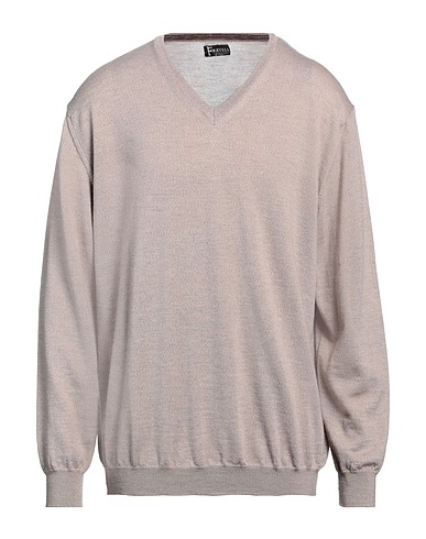 FRATELLI Pullover Nocciola 100% Lana