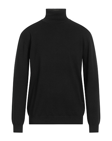 HAMAKI-HO Rollkragenpullover Schwarz 70% Viskose, 30% Nylon