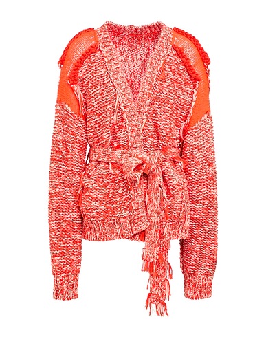 AVIÙ Cardigan Orange 97% Virgin Wool, 1% Acrylic, 1% Polyamide, 1% Mohair wool