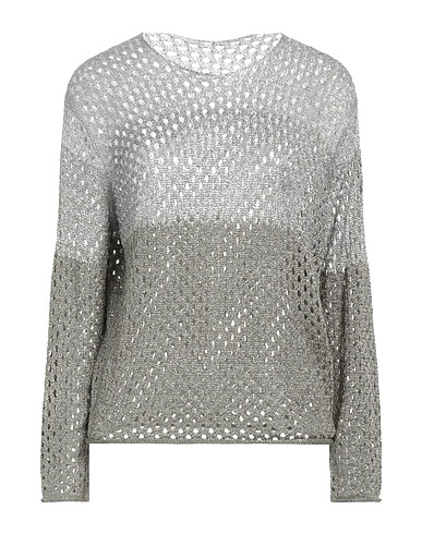 DION LEE Jumper Silver 72% Viscose, 28% Polyester