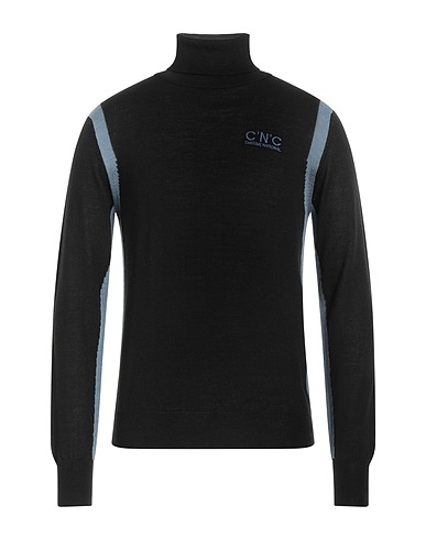 C'N'C' COSTUME NATIONAL Polo neck Black 50% Acrylic, 50% Wool