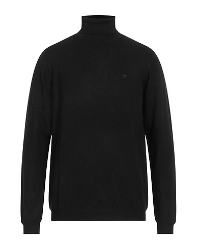 FRED MELLO Polo neck Black 70% Viscose, 30% Polyamide