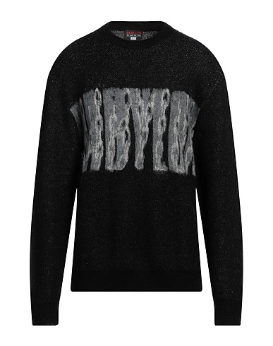 BABYLON LA プルオーバー ブラック アクリル 47% / ナイロン 30% / ウール 15% / モヘヤ 8%