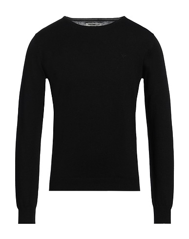FRED MELLO Sweater Black 80% Cotton, 20% Wool
