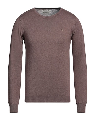 FRED MELLO Jumper Khaki 80% Cotton, 20% Wool