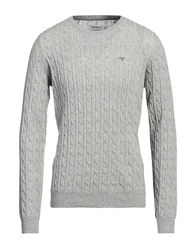FRED MELLO Jumper Grey 50% Lambswool, 50% Polyamide