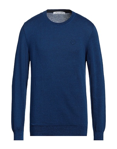 TRUSSARDI Sweater Blue 100% Cotton