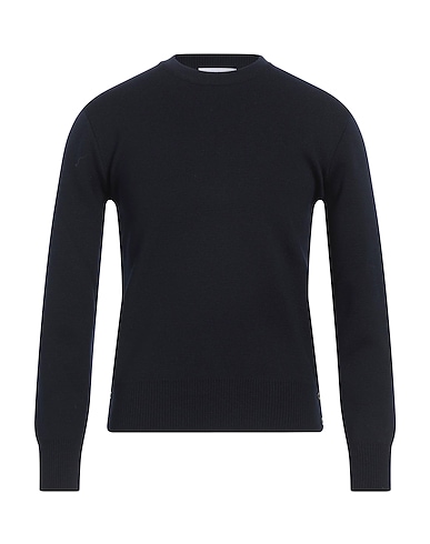 THOM BROWNE Jumper Midnight blue 100% Merino Wool, Wool, Polyamide, Elastane