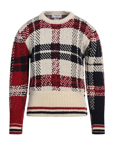 THOM BROWNE Sweater Ivory 70% Wool, 30% Mohair wool
