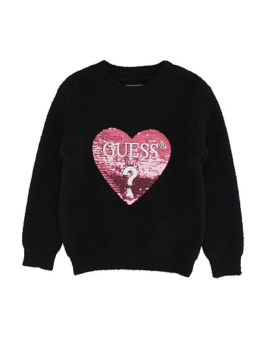 GUESS Pullover Nero 82% Poliammide, 11% Viscosa, 7% Poliestere