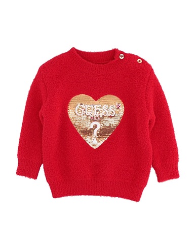 GUESS Jersey Rojo 82% Poliamida, 11% Viscosa, 7% Poliéster