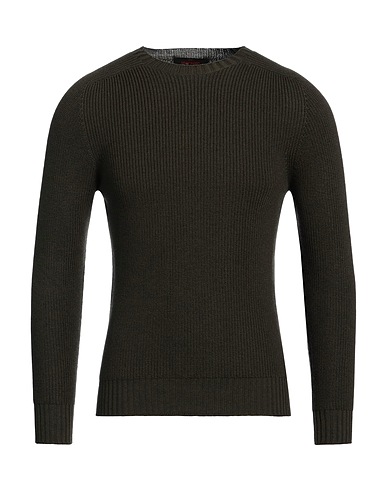 GRAN SASSO Sweater Military green 100% Virgin Wool