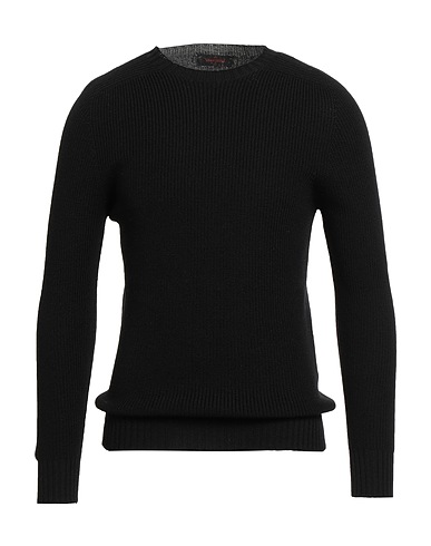 GRAN SASSO Jumper Black 100% Virgin Wool