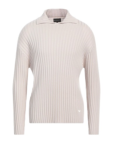 EMPORIO ARMANI Jumper Light grey 100% Virgin Wool