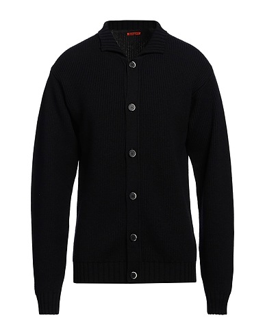 BARENA Cardigan Blu notte 100% Lana Vergine