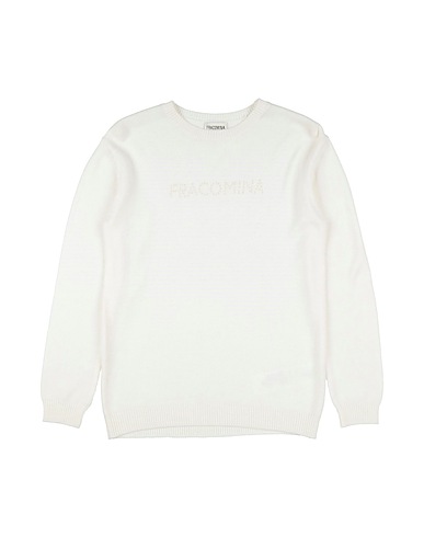 FRACOMINA MINI Pullover Avorio 50% Viscosa, 35% Nylon, 15% Lana