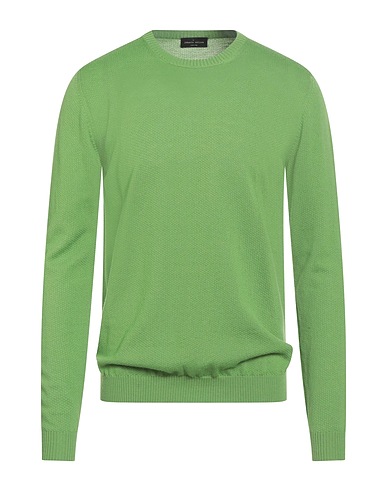ROBERTO COLLINA Pullover Verde 100% Lana Merino