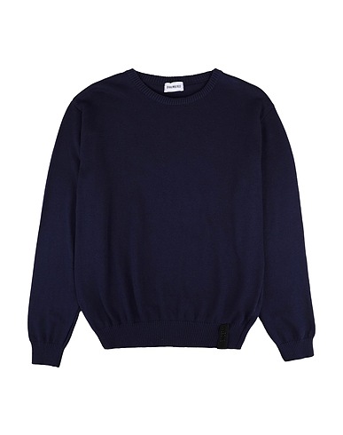 BIKKEMBERGS Pullover Blu navy 100% Cotone