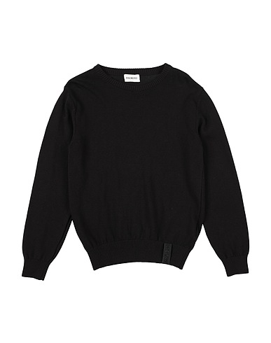 BIKKEMBERGS Jumper Black 100% Cotton