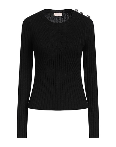 LIU •JO Jumper Black 70% Acrylic, 30% Wool