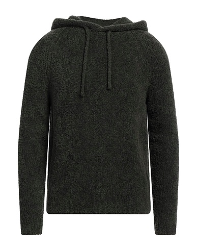 TEN C Sweater Military green 90% Wool, 10% Polyamide