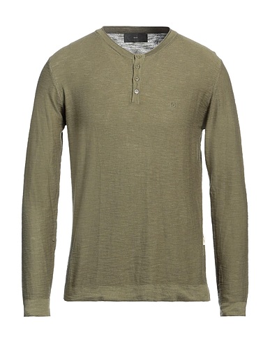 LIU •JO MAN Jumper Military green 100% Cotton