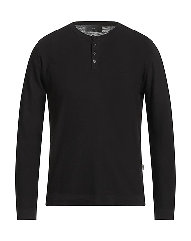 LIU •JO MAN Pullover Schwarz 100% Baumwolle