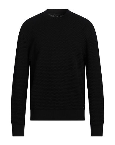 ARMANI EXCHANGE Pullover Nero 100% Cotone