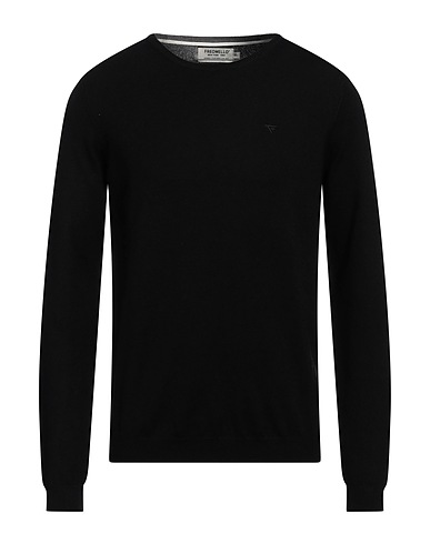 FRED MELLO Jumper Black 70% Viscose, 30% Polyamide