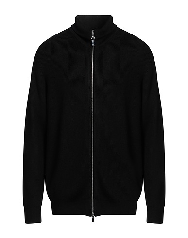 ARMANI EXCHANGE Cardigan Black 34% Acrylic, 34% Cotton, 32% Virgin Wool, Elastane