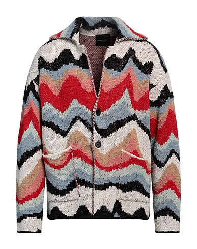 ROBERTO COLLINA Cardigan Red 70% Cotton, 30% Polyamide