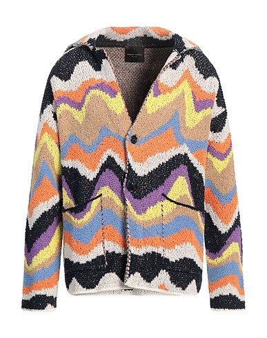 ROBERTO COLLINA Cardigan Camel 70% Cotton, 30% Polyamide