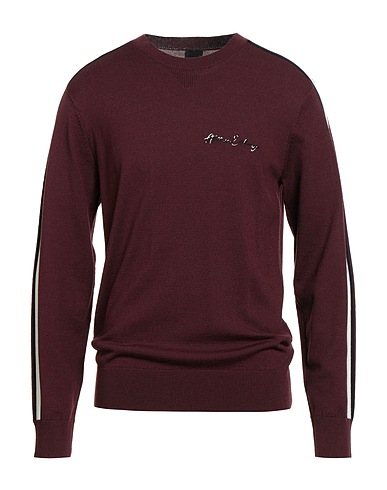 ARMANI EXCHANGE Sweater Burgundy 50% Acrylic, 50% Virgin Wool