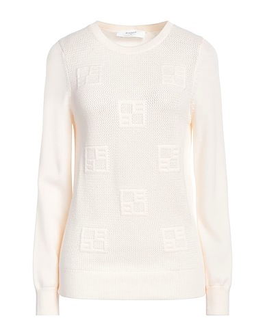 BEATRICE .B Pullover Blanc cassé 100% Laine vierge