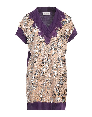 ERMANNO FIRENZE Jumper Purple 100% Polyamide