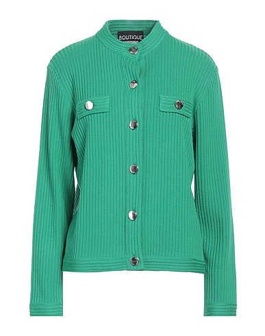 BOUTIQUE MOSCHINO Strickjacke Grün 100% Schurwolle