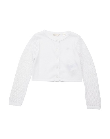 GUESS Cardigan Bianco 69% Cotone, 16% Fibra di metallo, 15% Poliestere
