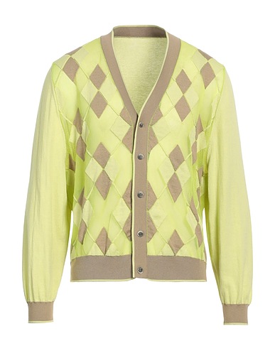 JACQUEMUS Cardigan Lime green 70% Cotton, 30% Polyamide