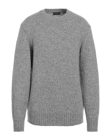 ROBERTO COLLINA Jumper Grey 68% Baby alpaca wool, 22% Nylon, 10% Wool