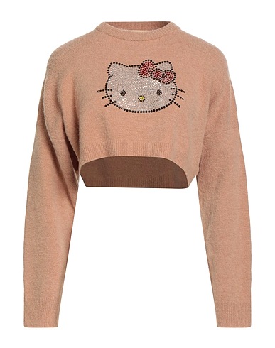 ANIYE BY Jumper HELLO KITTY AND FRIENDS Light brown 40% Wool, 38% Polyamide, 18% Alpaca wool, 4% Elastane