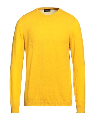 ROBERTO COLLINA Maglia in Cachemire Giallo 100% Cachemire